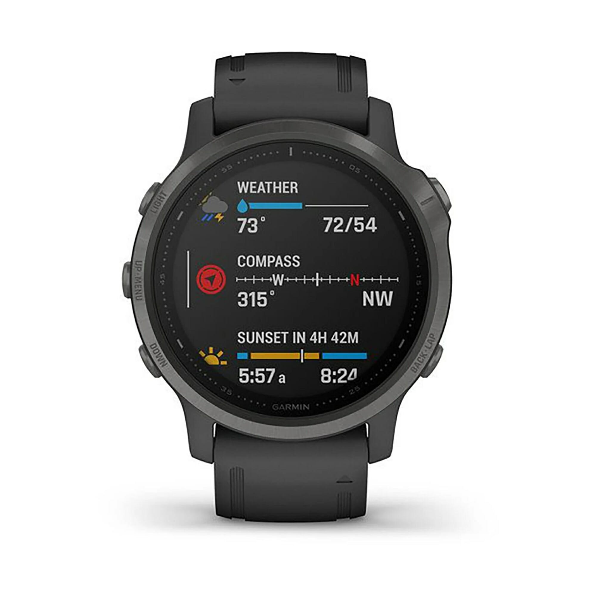 GARMIN FENIX 6S Smartwatch - 42mm Refurbished with White Band - Image 8