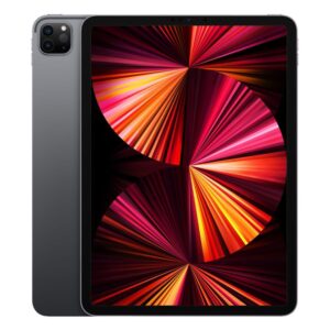 refurbished 2021 apple ipad pro 11 inch, 128gb, wi fi + cellular power and portability Spacegray