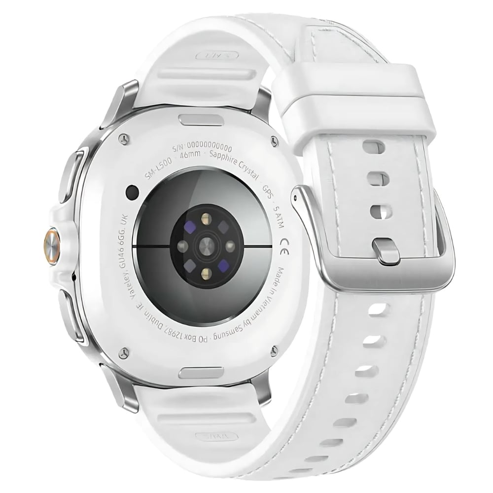 Galaxy Watch 8 Classic, 46mm Smartwatch, GPS, White – Pristine Condition