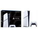 playstation 5 disk edition slim gaming console with dualsense controller, 1tb refurbished