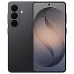 Samsung galaxy s26 black smartphone showing front and triple rear cameras