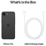 iPhone 17e and USB-C charging cable included