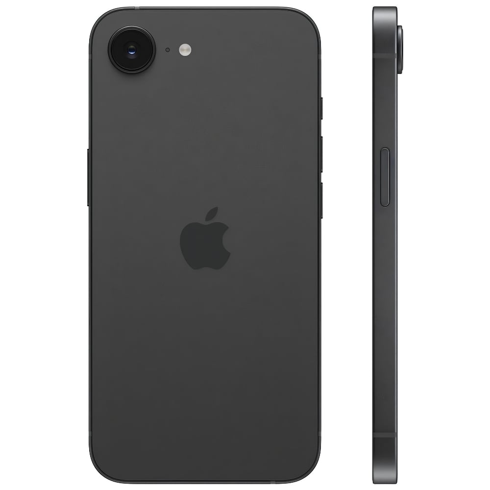 Black iPhone rear and side view