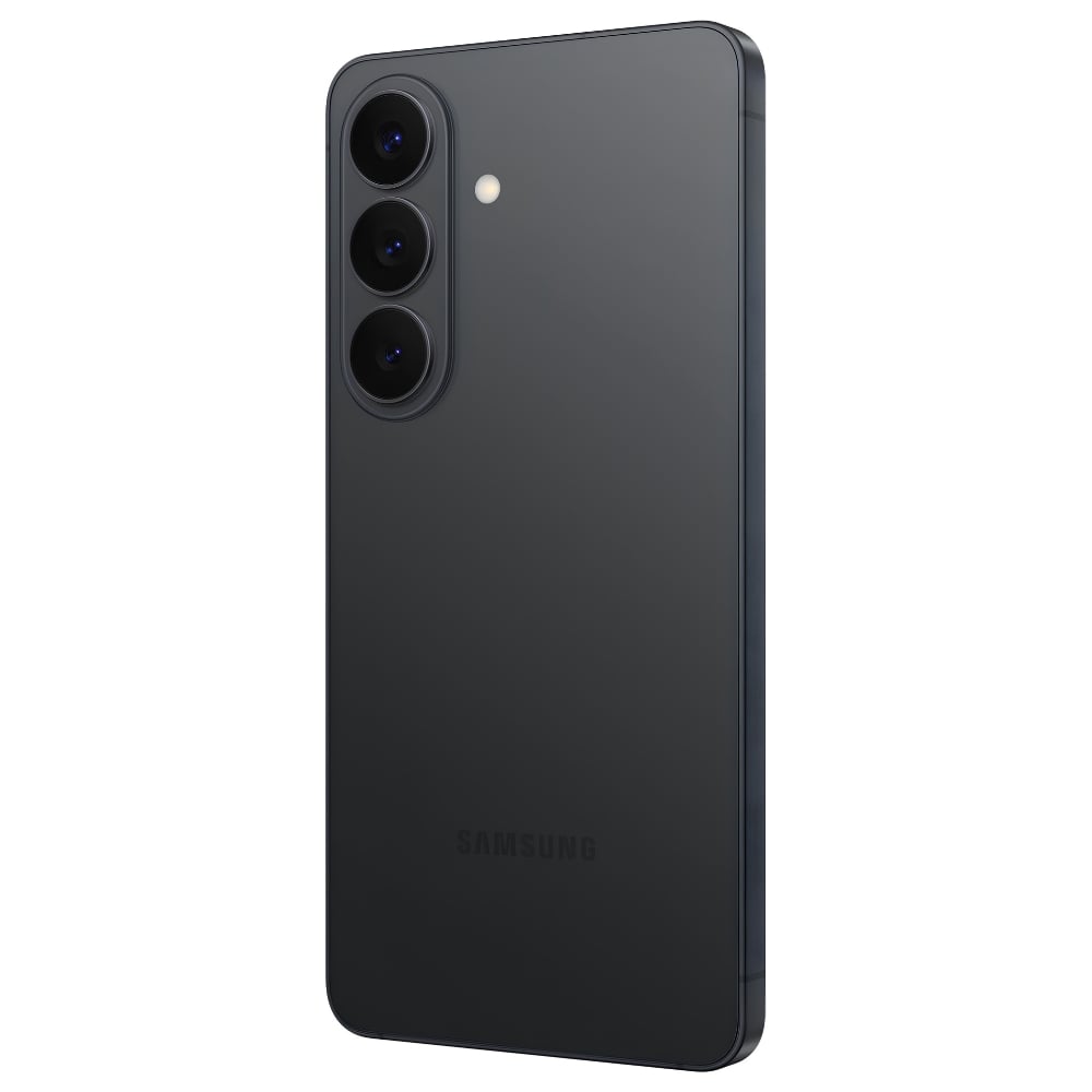 Rear view of Samsung triple-camera smartphone