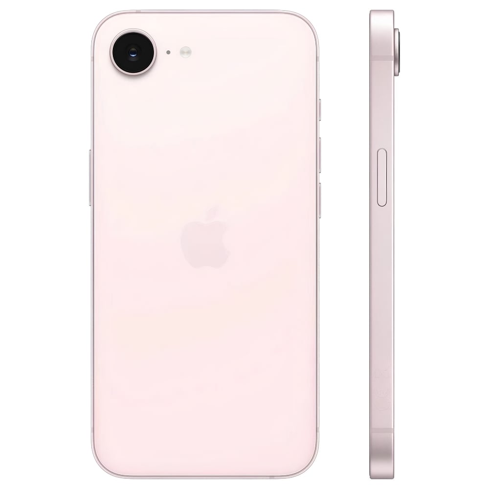 Pink iPhone rear and side view
