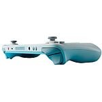 Light blue game controller side view