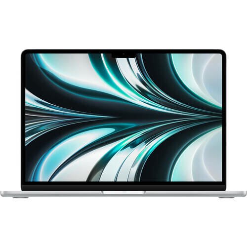 جهاز Macbook air 13.6 بوصة بشاشة عرض مقاس 13.6 بوصة، وشريحة M2 مع وحدة معالجة مركزية 8 نواة ووحدة معالجة مركزية 8 نواة