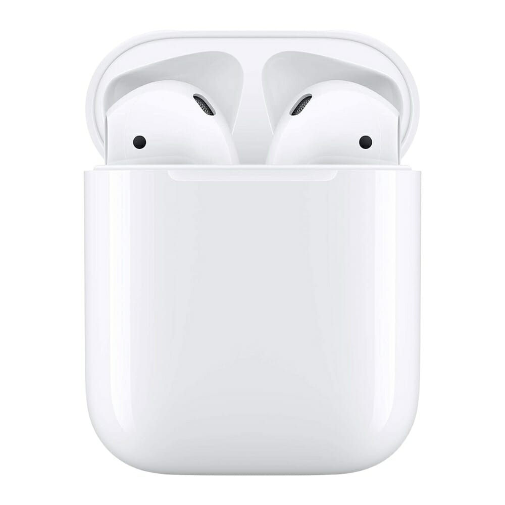 refurbished airpods wireless earbuds with charging case white phonesrefurb