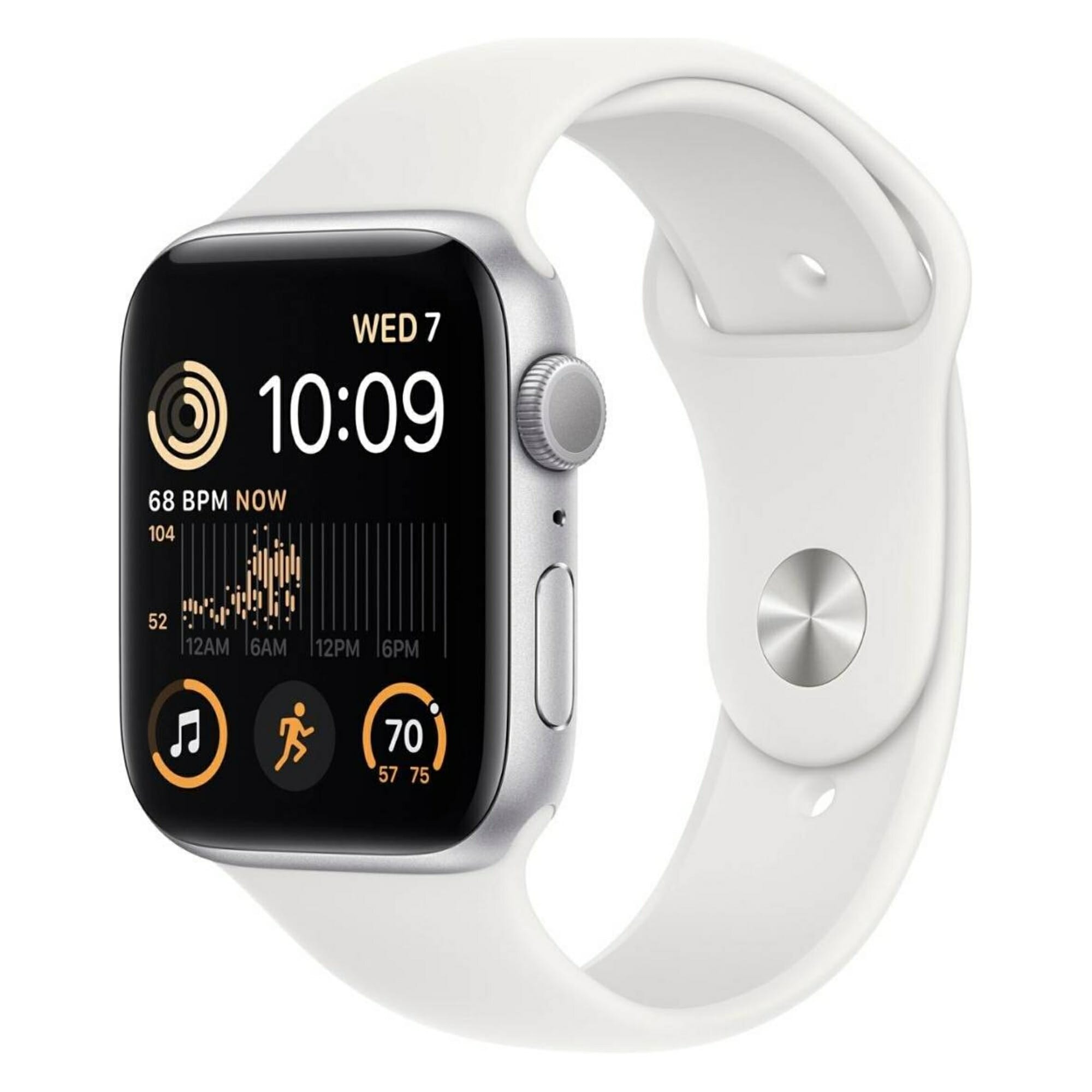 Refurbished Apple Watch SE 2nd Gen 44mm Aluminum Case with Sport Band,  Wi-Fi + GPS