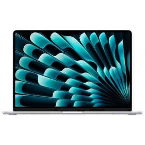 جهاز كمبيوتر محمول مجدد MacBook Air مقاس 15 بوصة (2023)، شاشة ريتينا سائلة، شريحة M2، ذاكرة وصول عشوائي سعة 8 جيجابايت، قرص SSD سعة 256 جيجابايت